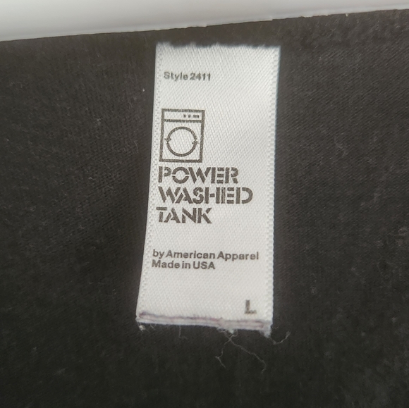 Unisex Size Large Black Tank Top with Red Elephant Detail - Picture 2 of 3